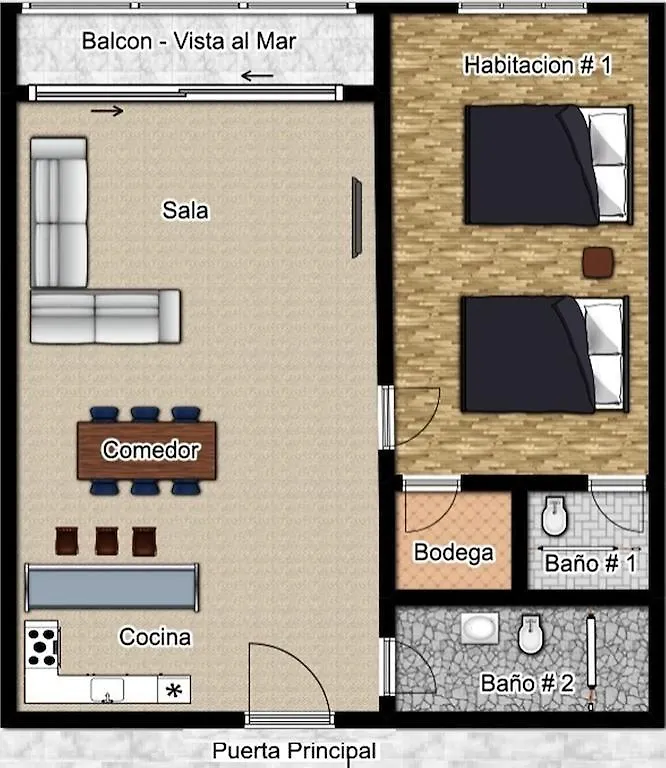 Apartment Apartamento Premium - Smr182A Santa Marta